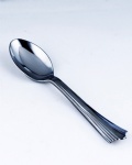 plated silver spoon